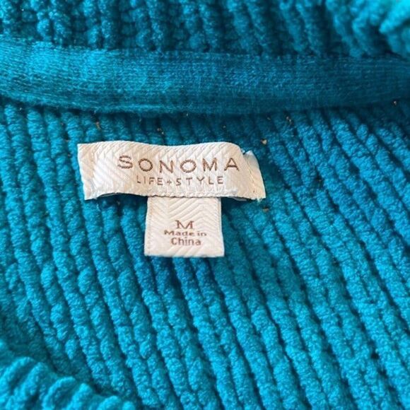 Sonoma comfy teal sweater - Picture 2 of 2